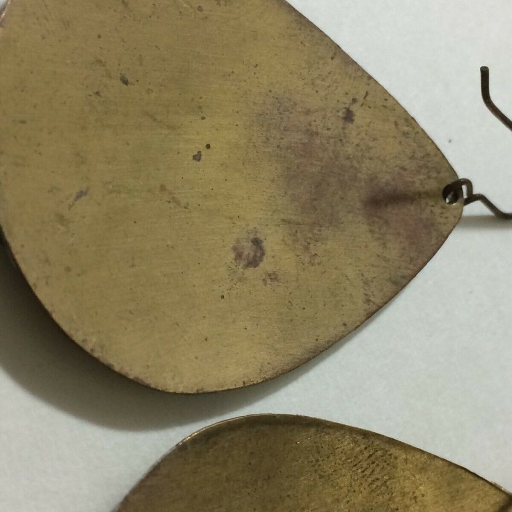 Rare Earrings Mod Retro Art Painting Studio L102 - Picture 7 of 11